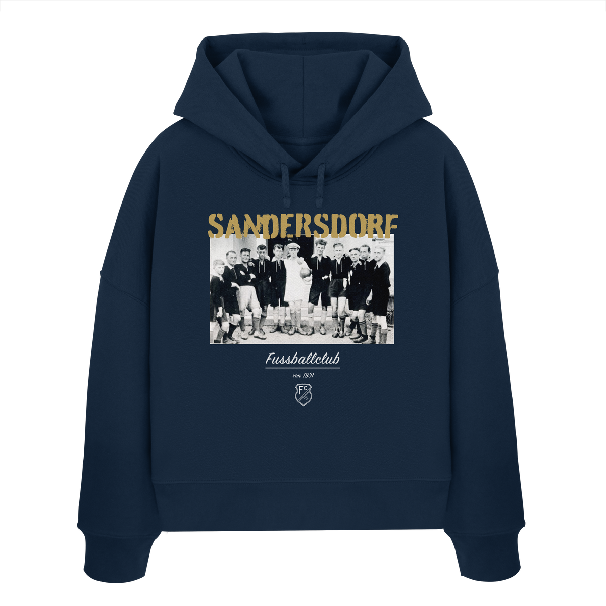 Gründungself - Womens Organic Boxcut Hoodie