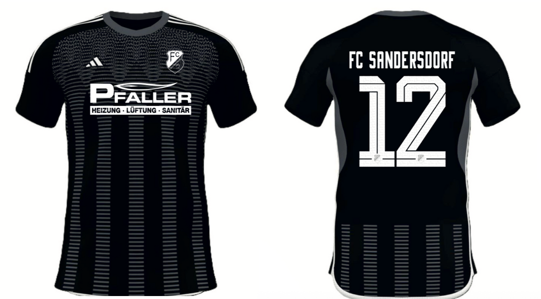 Neuer Look - FC Sandersdorf präsentiert sich in elegantem Schwarz