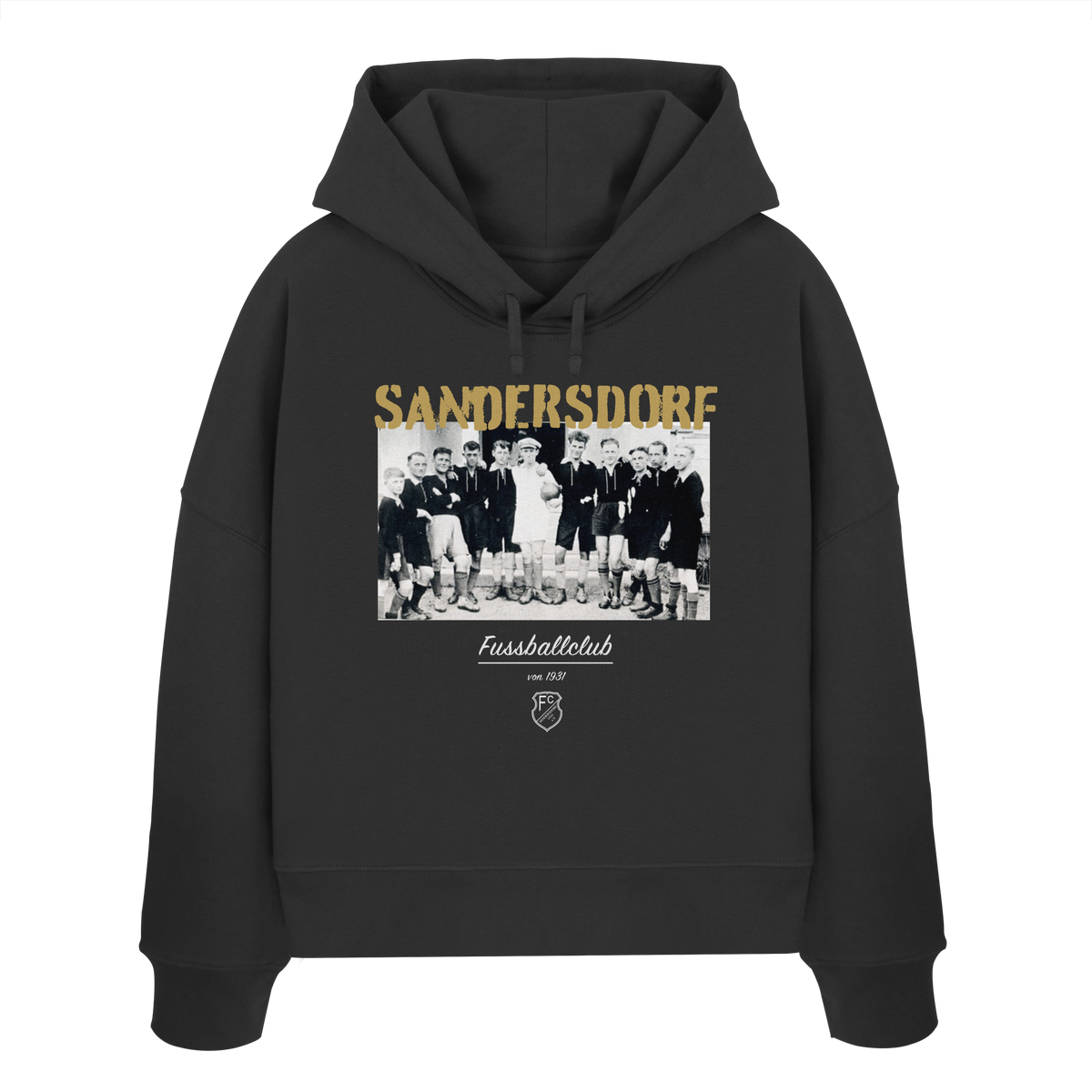 Gründungself - Womens Organic Boxcut Hoodie
