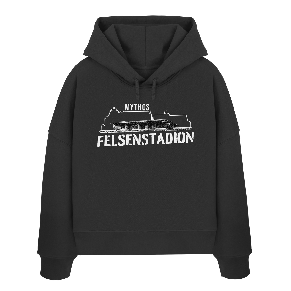 Felsenstadion - Womens Organic Boxcut Hoodie