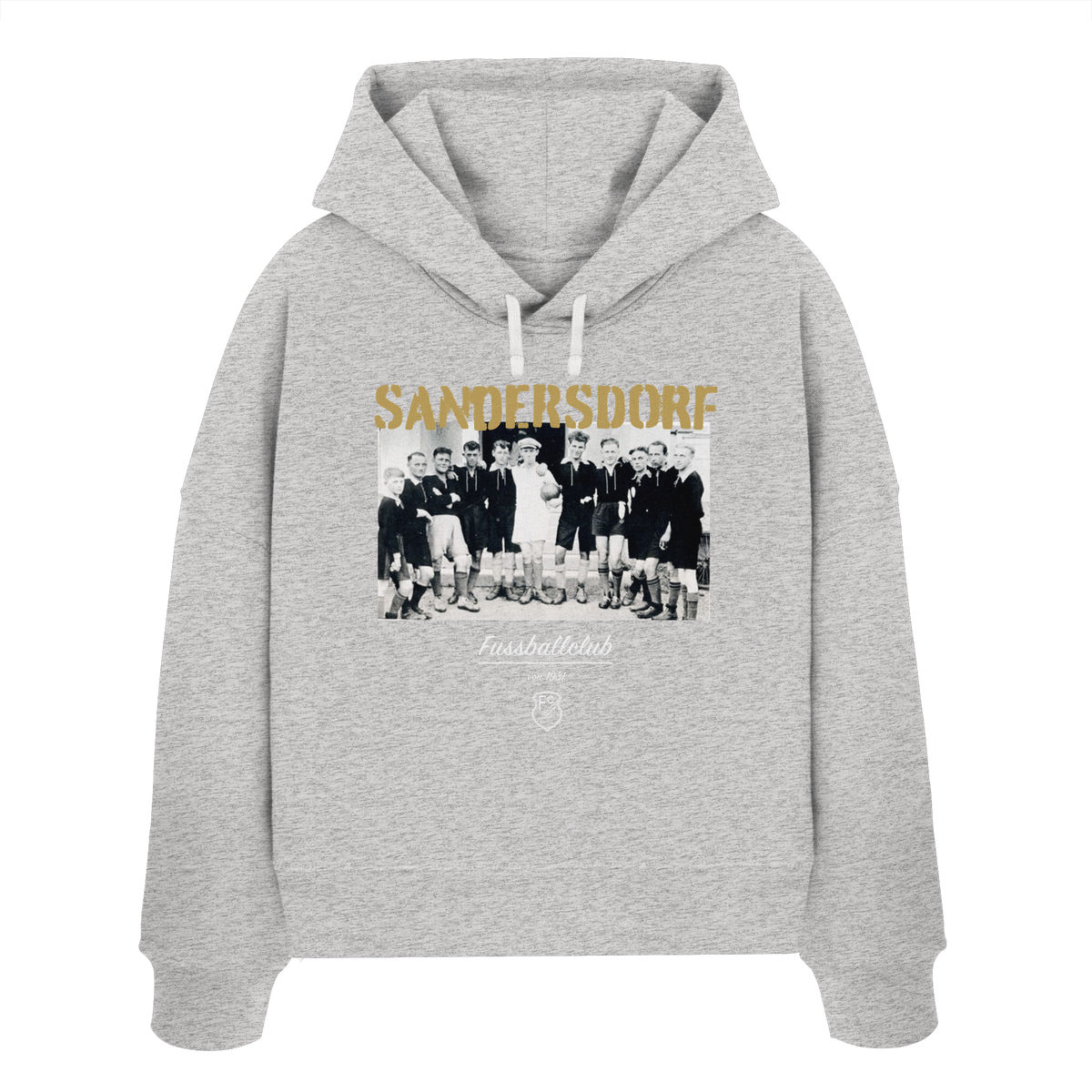 Gründungself - Womens Organic Boxcut Hoodie